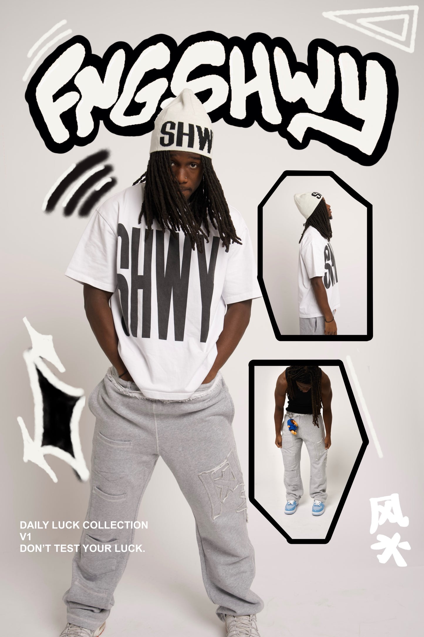 “EVERYDAY GREY” TRACKIES