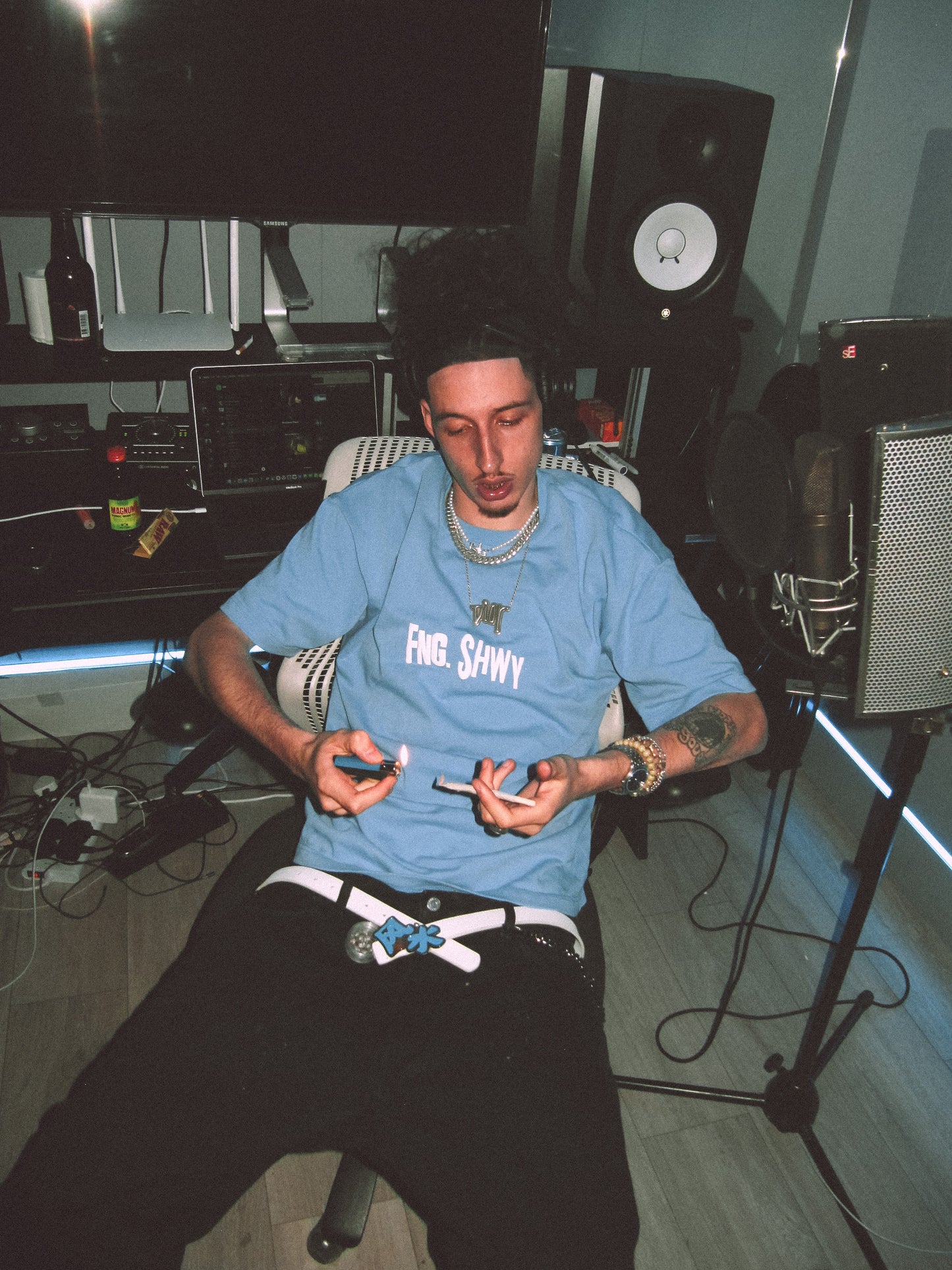 “LOCKED IN" BELT SET