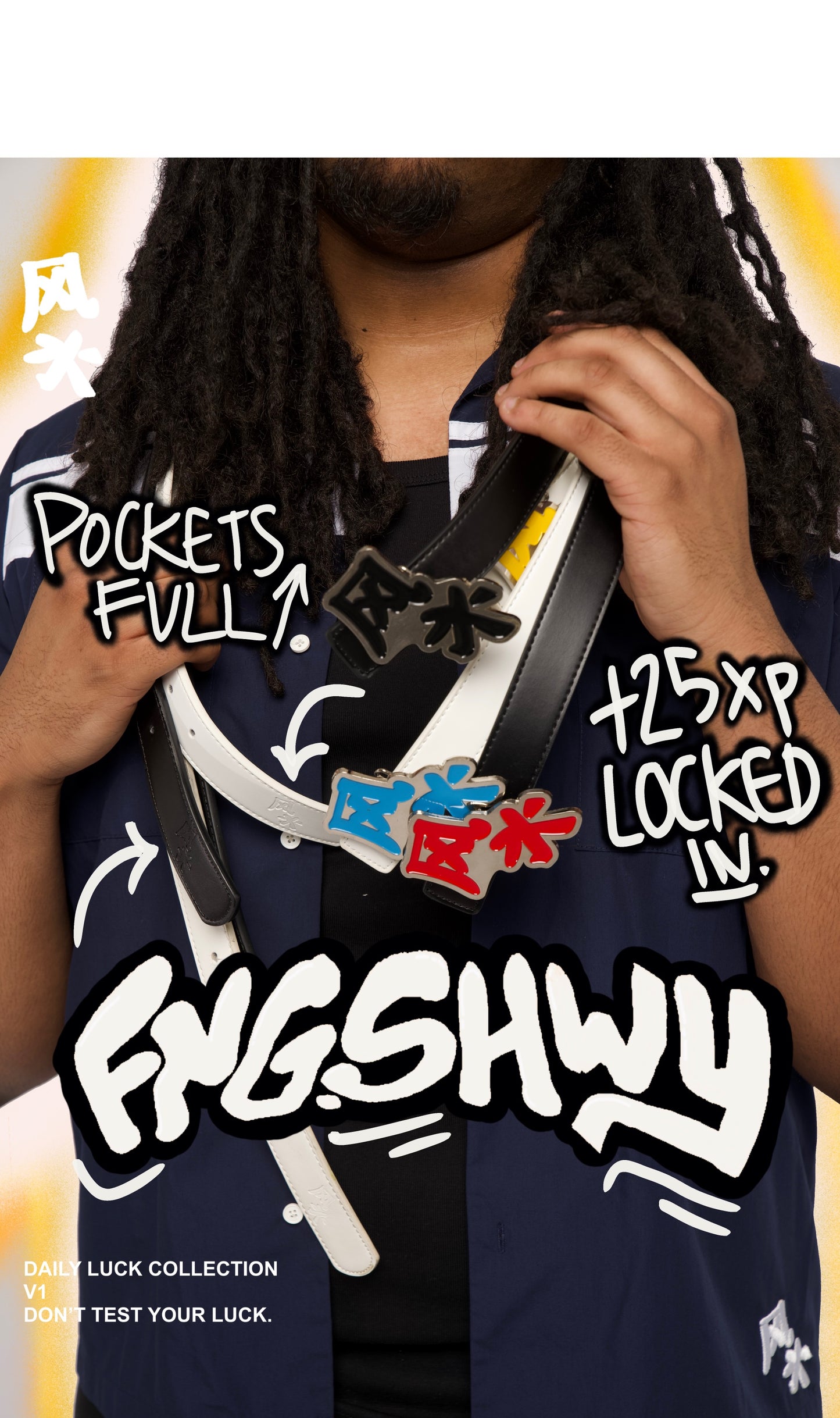 “LOCKED IN" BELT SET