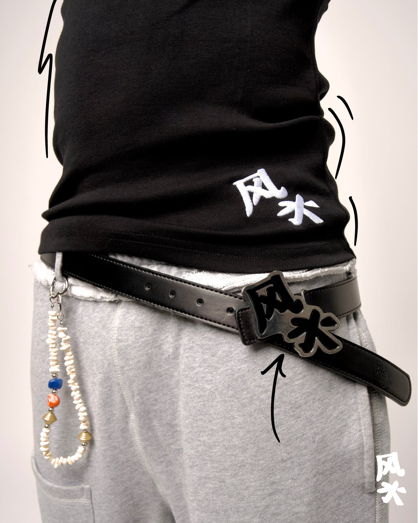 “LOCKED IN" BELT SET