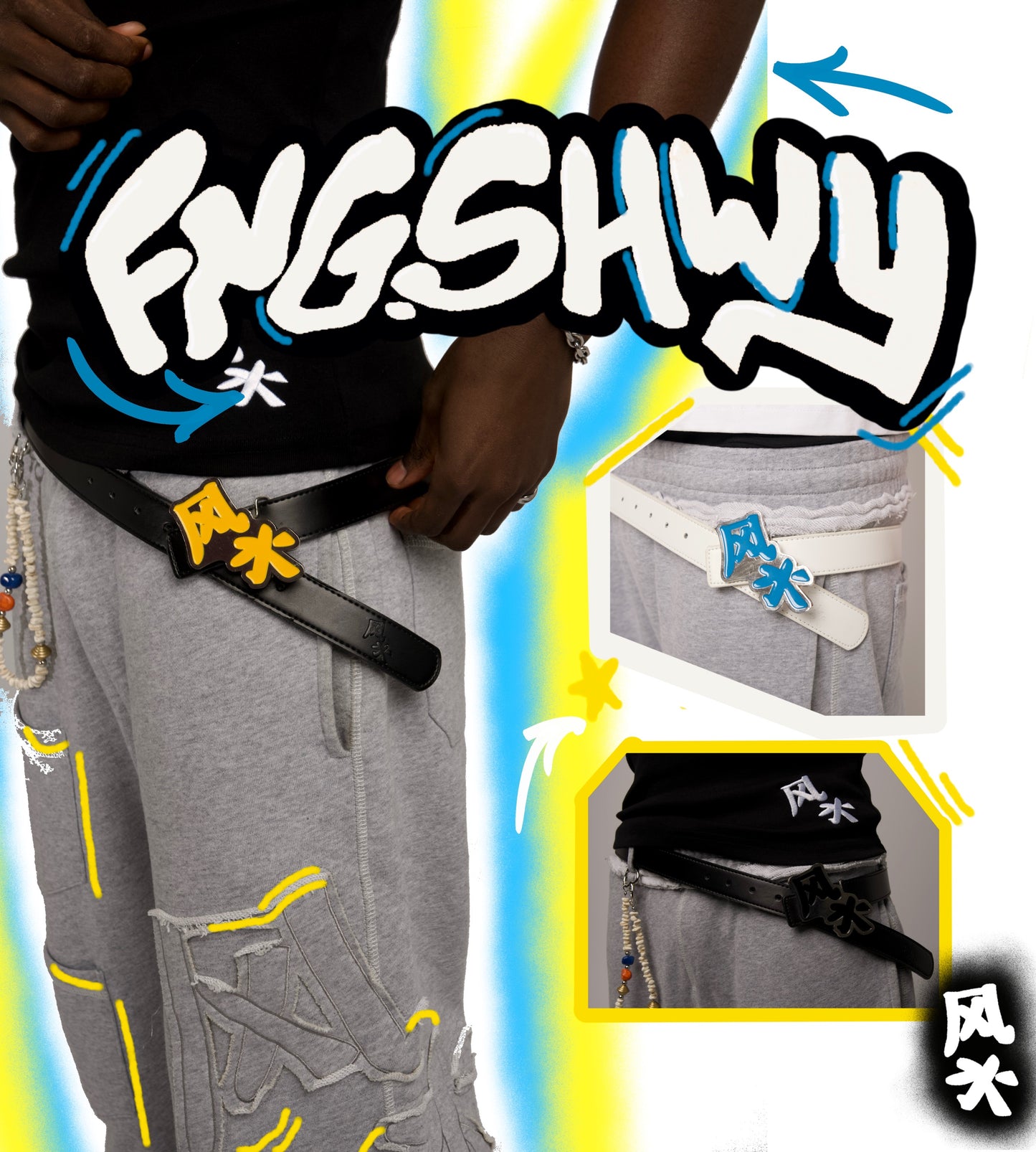 “LOCKED IN" BELT SET