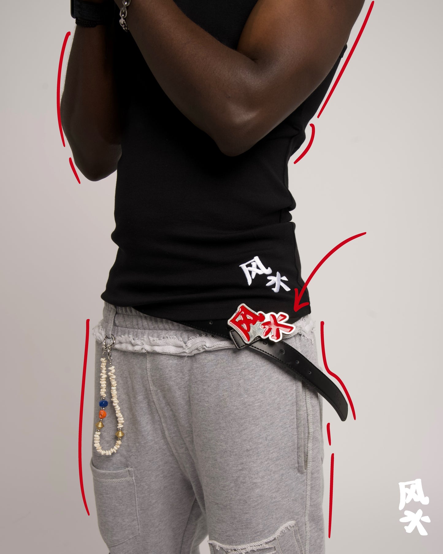 “LOCKED IN" BELT SET